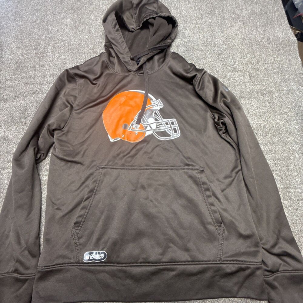 New Era NFL Combine Mens Cleveland Browns Football Hoodie Size Medium